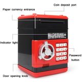 PASSWORD SAFE DOCUMENT KINDEREN Automatische besparingen ATM-machine speelgoed  kleur: roodachtig zwart