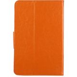 10 inch Tablets Leather Case Crazy Horse Texture Protective Case Shell with Holder for Asus ZenPad 10 Z300C  Huawei MediaPad M2 10.0-A01W  Cube IWORK10(Orange)