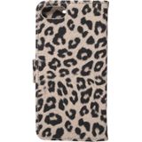 For  iPhone 8 & 7  Leopard Pattern Horizontal Flip Leather Case with Holder & Card Slots & Wallet(Brown)