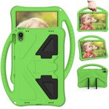 For Motorola Moto Tab G70 EVA Shockproof Tablet Case with Holder(Green)