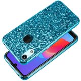 Glittery poeder schokbestendig TPU Case voor Huawei Honor Play 8A (Rose goud)