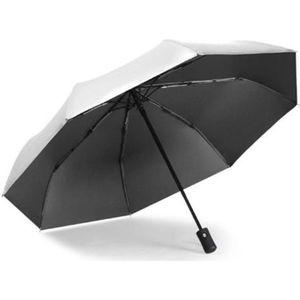 55cm Fotografie Verlichting Paraplu Outdoor Draagbare Paraplu (Zilver Zwart)