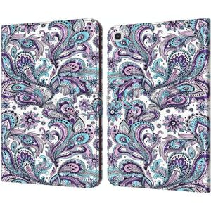 For Samsung Galaxy Tab A7 SM-T500 3D Painted Pattern Leather Tablet Case(Swirl)