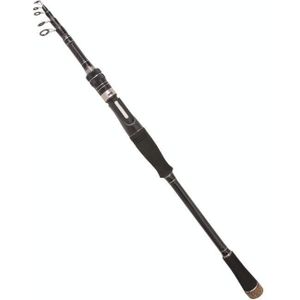 Carbon Telescopic Luya Rod Short Section Fishing Throwing Rod  Length: 2.7m(Straight Handle)