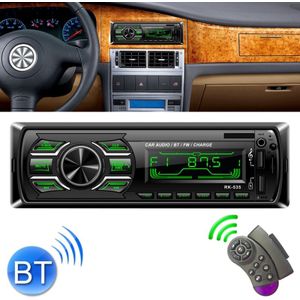 RK-535 Car Stereo Radio MP3 Audio Player with Remote Control  Support Bluetooth Hand-free Calling / FM / USB / SD Slot