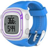 Voor Garmin Forerunner 10 / 15 vrouwelijke stijl siliconen sporthorlogeband