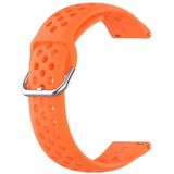 22mm Universal Sport Silicone Replacement Wrist Strap(Orange)
