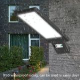 LED Solar Street Lamp Menselijk Body Induction Road Lighting Huishoudelijke Outdoor Garden Light  Style: Afstandsbediening + Sensor (koud wit licht)