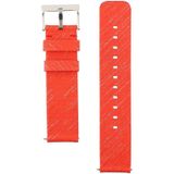 Simple Fashion Canvas Wrist Strap for Fitbit Versa(Orange)