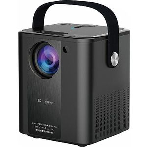 C500 Portable Mini LED Home HD Projector  Style:Android Version(Black)