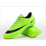 Ademend non-slip voetbalschoenen binnen en buiten opleiding voetbalschoenen voor kinderen & volwassene  schoenmaat: 34 (groen)