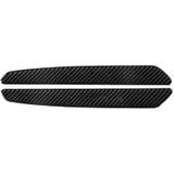 2 in 1 Car Carbon Fiber Welcome Pedal Decorative Sticker for Alfa Romeo Giulia 2017-2019  Left and Right Drive Universal