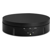 14.6cm USB Electric Rotating Turntable Display Stand Video Shooting Props Turntable for Photography  Load: 10kg(Black)