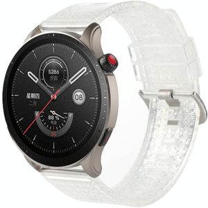 Voor Huawei Watch 3 Pro 22 mm transparante glanzende diamant TPU horlogeband