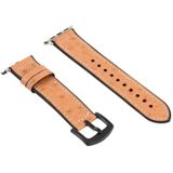 Ostrich Texture Leather Replacement Watchbands For Apple Watch Series 6 & SE & 5 & 4 44mm / 3 & 2 & 1 42mm(Black)