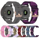 For Samsung Galaxy Watch4 Classic 42mm 20mm Nylon Woven Watch Band(Pink)