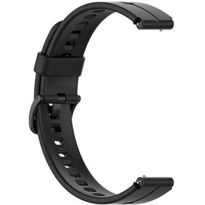 Voor Huawei Watch Fit Mini Solid Silicone Soft Strap (Black)