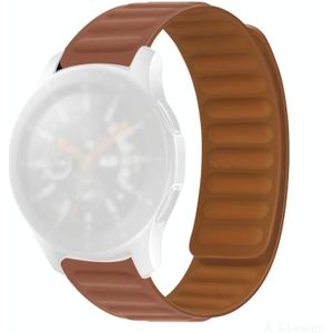 Voor Samsung Galaxy Gear S3 Silicone Magnetic Strap (Brown)