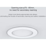 Original Xiaomi Mijia 220V 4W Adjustable Brightness LED Downlight  2700- 6500K  Bluetooth MESH Version(White)