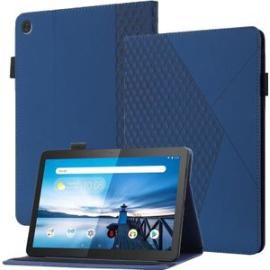 Voor Lenovo Tab M10 TB-X505F / X605F Rhombus Skin Feel Horizontal Flip Tablet Lederen Case met kaartslots & houder