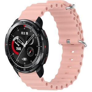 For Honor Watch GS Pro 22mm Ocean Style siliconen effen kleur horlogeband