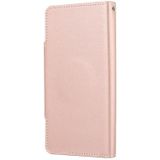 Ultra-thin Separable Magnetic Horizontal Flip Leather Case with Card Slot & Wallet For iPhone 13 Pro(Pink)
