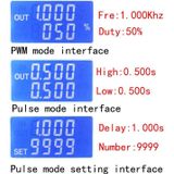 ZK-PP1K PWM Signal Generator 1Hz-150KHz PWM Pulse Frequency Duty Cycle Adjustable Square Wave Generator