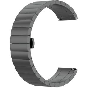 Voor Huawei Watch GT 3 42mm 22mm one-bead stalen horlogeband