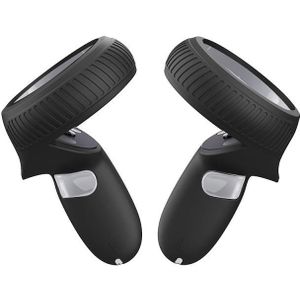 VR Handle Silicone Non-slip Drop Resistant Protective Cver For Oculus Quest 2(Black)