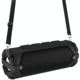 New Rixing NR-6013 Bluetooth 5.0 Portable Outdoor Wireless Bluetooth Speaker with Shoulder Strap(Black)