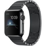 Roestvrijstalen horlogeband voor Apple Watch 38mm (zwart)