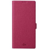 Vili K-serie schokbestendige TPU + PU lederen magnetische gesp horizontale flip case met kaart slots & portemonnee en houder voor OnePlus Nord 2 5G (Rose rood)