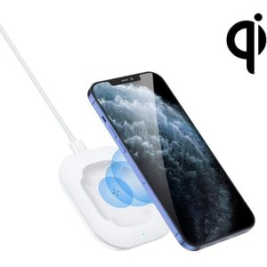 TOTU CACW-034 Glory Series 10W 3 in 1 Ultra-thin Wireless Fast Charger For iPhone 12 Series + AirPods + AirPods Pro(White)