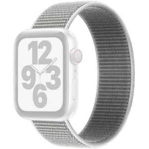 Nylon vervangende horlogeband met enkele ronde  maat: M 155 mm voor Apple Watch Series 7  6  SE  5  4 44 mm / 3  2 en 1 42 mm (zeeschelp)