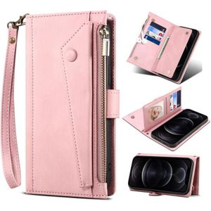 Voor Samsung Galaxy S23 Ultra 5G ESEBLE Retro Frosted Horizontal Flip Leather Phone Case(Rose Gold)