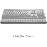 Mechanical Keyboard Wrist Rest Memory Foam Mouse Pad  Size : L (Grey)