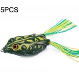 5 PCS Bionic Thunder Frog Lure Bait Simulation Fishing Bait  Specification: 5.5cm/12g(23)
