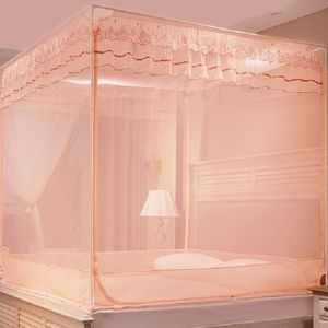 Household Free Installation Thickened Encryption Dustproof Mosquito Net  Size:180x200 cm  Style:Bed Back(Jade)