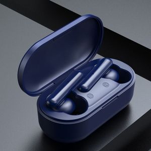 T10 Mini Touch Control Hifi TWS Wireless Bluetooth Earphones With Mic & Charger Box(Blue)