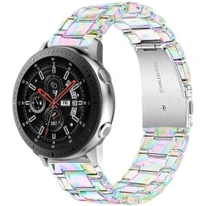 22 mm Universal Plastic kleurrijke horlogeband met drie kribben