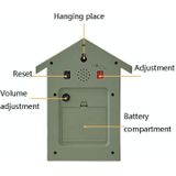 T60 Cuckoo Clock The Bird Reports On The Hour Clock  Colour: Gray Top