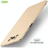 For Xiaomi POCO X3/X3 NFC MOFI Frosted PC Ultra-thin Hard Case(Gold)