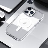 Voor iPhone 14 Pro Rock Crystal Armor schokbestendig Magsafe telefoonhoesje