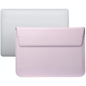 PU Leather Ultra-thin Envelope Bag Laptop Bag for MacBook Air / Pro 11 inch  with Stand Function(Pink)