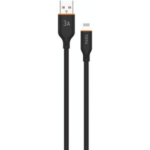 TOTU CB-6-L 15W USB naar 8-pins siliconen datakabel  lengte: 1m