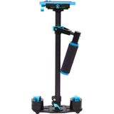 YELANGU 38.5-61cm Carbon Fiber Handheld Stabilizer for DSLR & DV Digital Video & Cameras  Capacity Range 0.5-3kg(Blue)