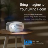 AUN PH30S 2 7 inch 150 lumen 1280x720P Android 9.0 LED mini-projector  stekkertype: EU-stekker