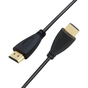 1.8m HDMI to HDMI 19Pin Cable  1.4 Version  Support 3D  Ethernet  HD TV / Xbox 360 / PS3 etc (Gold Plated)(Black)