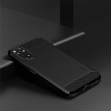 Voor Xiaomi Redmi Note 11 4G GLOBAL / OPMERKING 11S 4G MOFI Gentless Brushed Carbon Fiber TPU Case (Black)