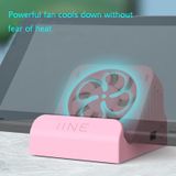 Iine Draagbare Video Conversion Base met Fan Cooling HDMI Video Converter voor Nintendo Switch (Pink-L389)